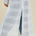 Double Take Open Front Longline Cardigan