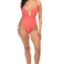 Sultry Waves: Crisscross Cut-Out One-Piece Swimsuit