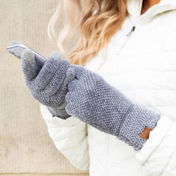 CC Chenille Touch Gloves - Three Mad Hatters Mercantile 