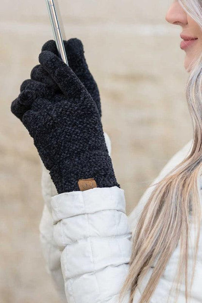 CC Chenille Touch Gloves - Three Mad Hatters Mercantile 