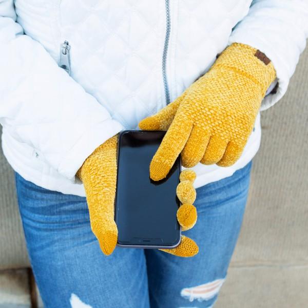CC Chenille Touch Gloves - Three Mad Hatters Mercantile 