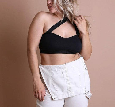 Curvy- Cross Front Bralette