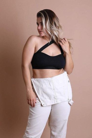 Curvy- Cross Front Bralette