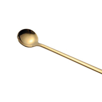 Espresso & Dessert Spoon - Set of 4  Gold OS 