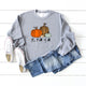 It's Fall Y'all Pumpkins Graphic Sweatshirt Fall Sweatshirt Graphite Small 