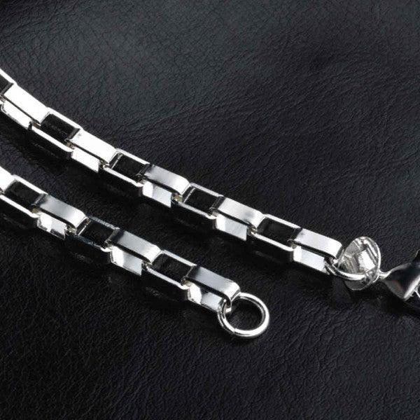 Sterling Silver Linked Bracelet - Three Mad Hatters Mercantile 