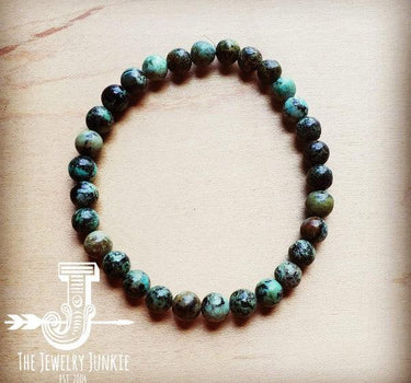 Black African Turquoise Bead Bracelet