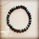 Black African Turquoise Bead Bracelet - Three Mad Hatters Mercantile 