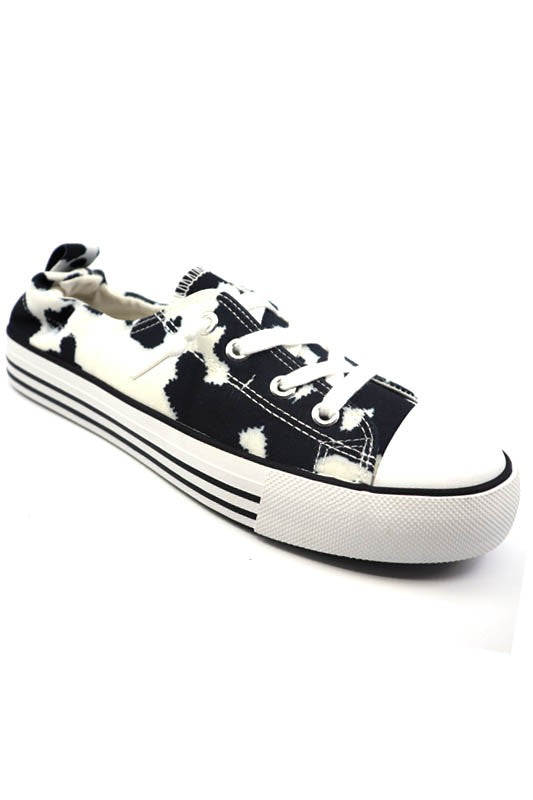 Star-23 Slip On Sneakers Sneakers Black Cow 6 