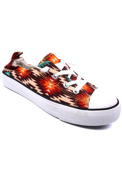 Star-23 Slip On Sneakers Sneakers Aztec Orange 6 