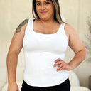 Basic Bae Full Size Square Neck Wide Strap Tank