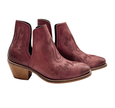 Kickin' Booties in Burgundy