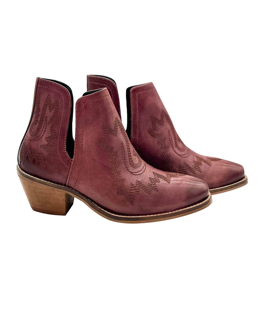 Kickin' Booties in Burgundy Shoes   