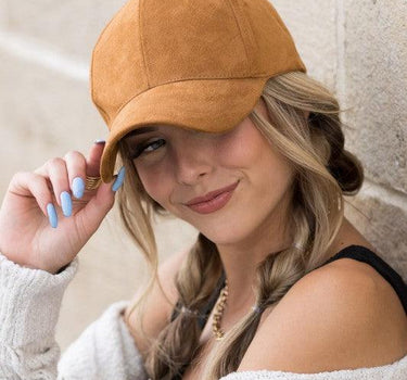 Suede Boyfriend Ball Cap