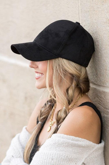 Suede Boyfriend Ball Cap
