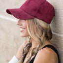 Suede Boyfriend Ball Cap