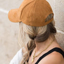 Suede Boyfriend Ball Cap