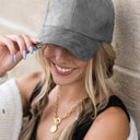 Suede Boyfriend Ball Cap