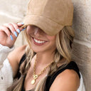 Suede Boyfriend Ball Cap