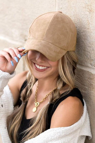 Suede Boyfriend Ball Cap