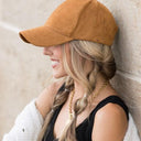 Suede Boyfriend Ball Cap