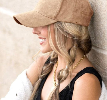 Suede Boyfriend Ball Cap