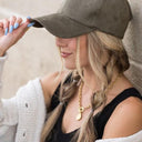 Suede Boyfriend Ball Cap