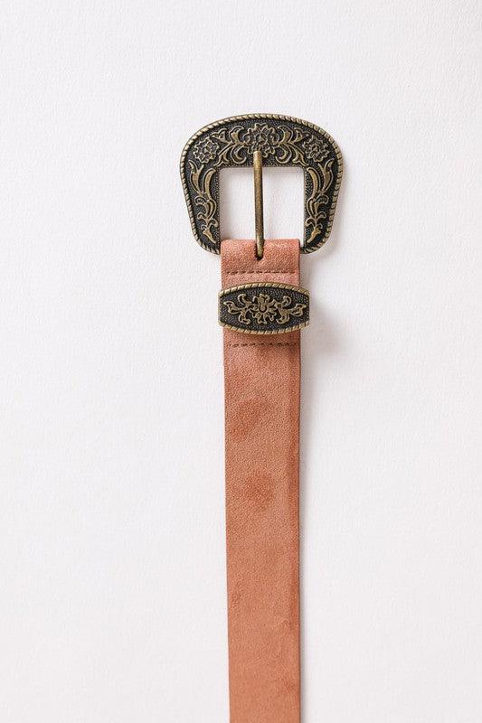 The Sara Western Buckle Belt - Three Mad Hatters Mercantile 