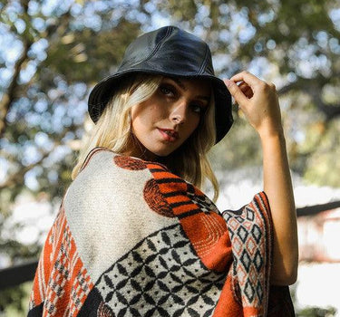 Bucketloads of Charm Vegan Leather Hat