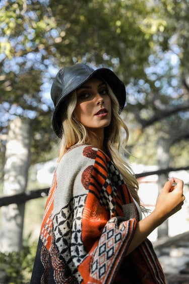 Bucketloads of Charm Vegan Leather Hat