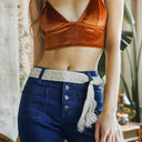 The Kristi -Aztec Tie Belt