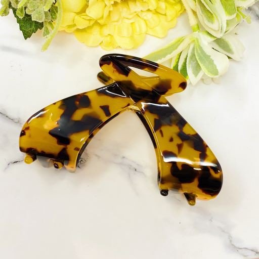 Bow Lovers Hair Claw Hair Claw Dark Tortoise OS 