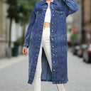 The Original Blue Age Non-Stretch Three-Quarter Denim Jacket