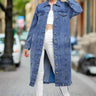 The Original Blue Age Non-Stretch Three-Quarter Denim Jacket