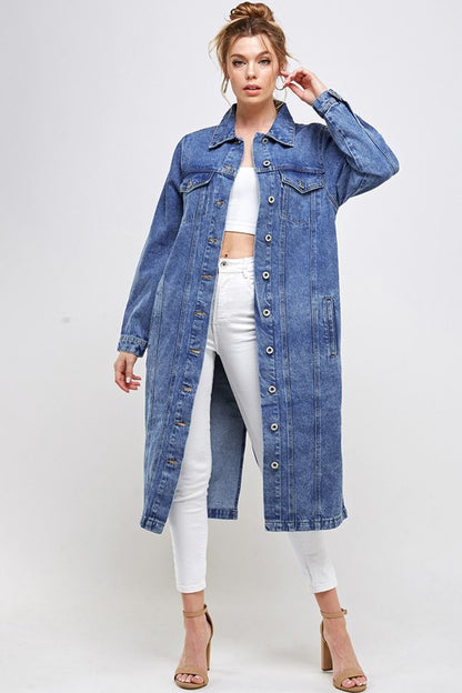 NON-STRETCH THIRD QUARTER DENIM JACKET Denim Jacket MEDIUM S 