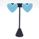 HEART SHAPED FASHION EARRINGS Earrings Aqua Os 