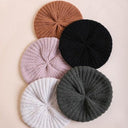 Boucle Rib Knit Beret