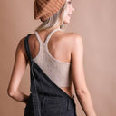 Boucle Rib Knit Beret