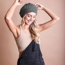 Boucle Rib Knit Beret