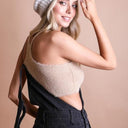 Boucle Rib Knit Beret