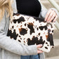 Cow Print Oversized Everyday Clutch Cow Print Clutch   