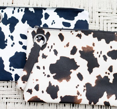 Cow Print Oversized Everyday Clutch