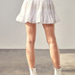 Lace Trim Detail Skirt Mini Skirt   