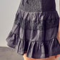 Lace Trim Detail Skirt Mini Skirt   