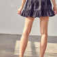 Lace Trim Detail Skirt Mini Skirt   