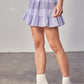 Lace Trim Detail Skirt Mini Skirt   