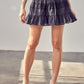 Lace Trim Detail Skirt Mini Skirt   