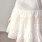 Lace Trim Detail Skirt Mini Skirt