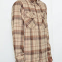 Checker Plaid Flannel Long Sleeve