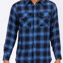 Checker Plaid Flannel Long Sleeve